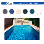 Liner PVC armé 150/100ème ELBE Pearl