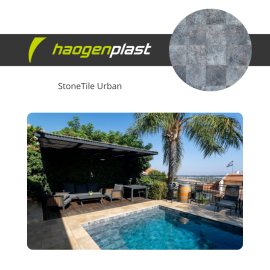 Liner PVC armé 150/100ème Haogenplast StoneTile