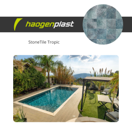 Liner PVC armé 150/100ème Haogenplast StoneTile