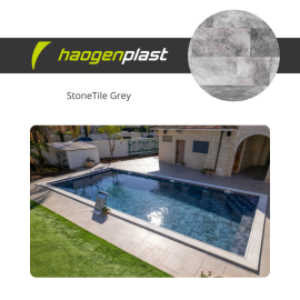 Liner PVC armé 150/100ème Haogenplast StoneTile