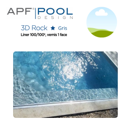 Liner texturé APF 3D ROCK verni 1 face 100/100ème
