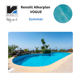 Liner piscine PVC armée Renolit Alkorplan VOGUE