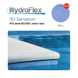 Liner PVC armé 150/100e Uni relief HYDROFLEX