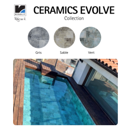 Liner PVC armé Alkorplan EVOLVE 200/100e imprimé texturé