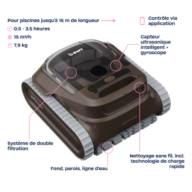 Robot de piscine électrique BWT BATbrown