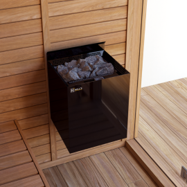 Poêle électrique Holl's Vulkano Combi Black pour sauna