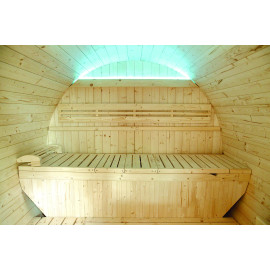 Sauna d'extérieur GAIA LUNA 6 places ou 3 allongés