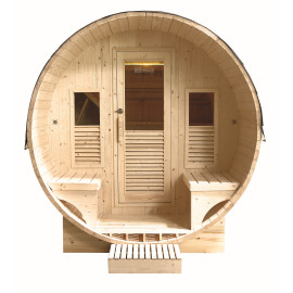 Sauna d'extérieur GAIA LUNA 6 places ou 3 allongés