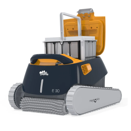 Robot piscine électrique Dolphin E30 – Nettoyage fond, parois et ligne d’eau – Filtration double niveau