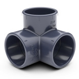 Coude 90° PVC 3 Voies