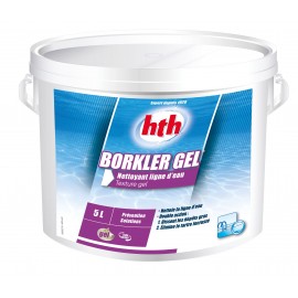 HTH Borkler gel nettoyant ligne d'eau piscine 5 litres