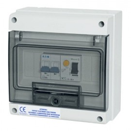 Coffret SPL protection pompe à chaleur avec différentiel 30 mA et disjoncteur courbe D