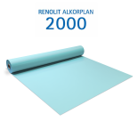 Liner PVC armé 150/100e Uni avec vernis Alkorplan Bleu clair