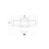 Skimmer miroir Weltico A600 Elégance - Haute qualité