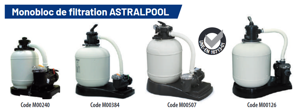 groupe filtration astral pool